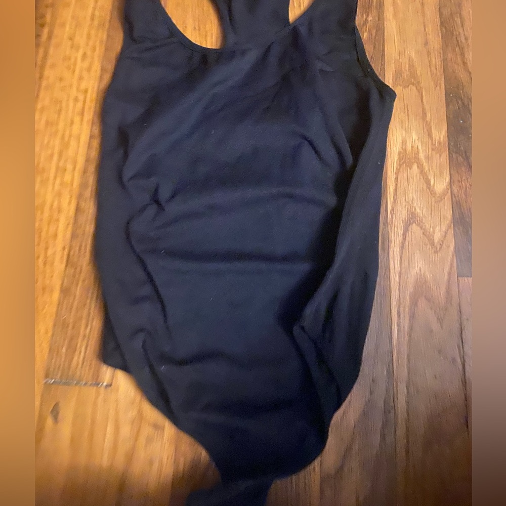 Black stretchy body sute